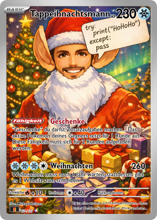 Tappeihnachtsmann Alt Art